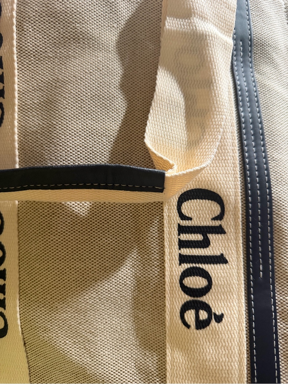Chloé Woody Medium CANVAS Tote Bag $1,295.00 - Picture 13 of 13